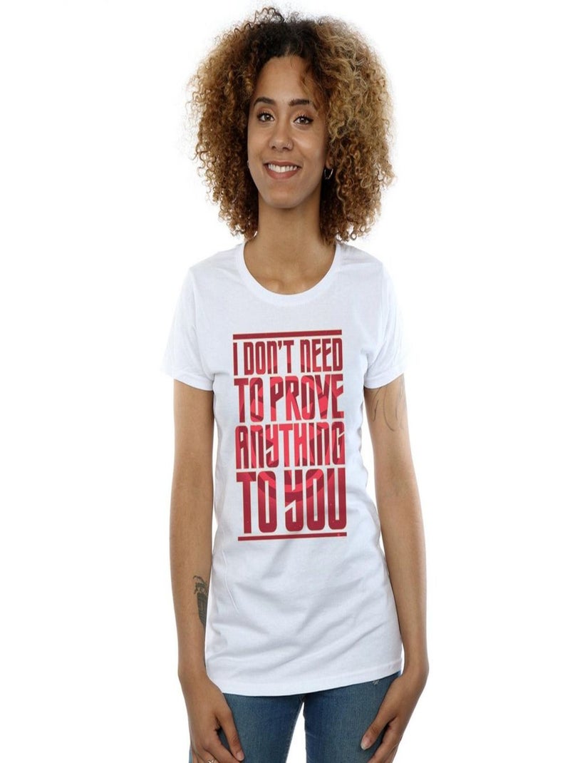 Marvel - T-shirt PROVE ANYTHING Blanc - Kiabi