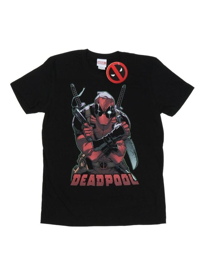 Marvel - T-shirt READY FOR ACTION Noir - Kiabi