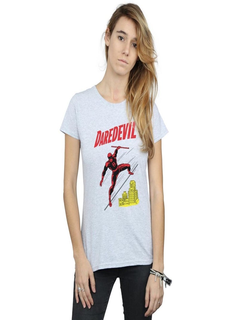 Marvel - T-shirt ROOFTOP Gris chiné - Kiabi