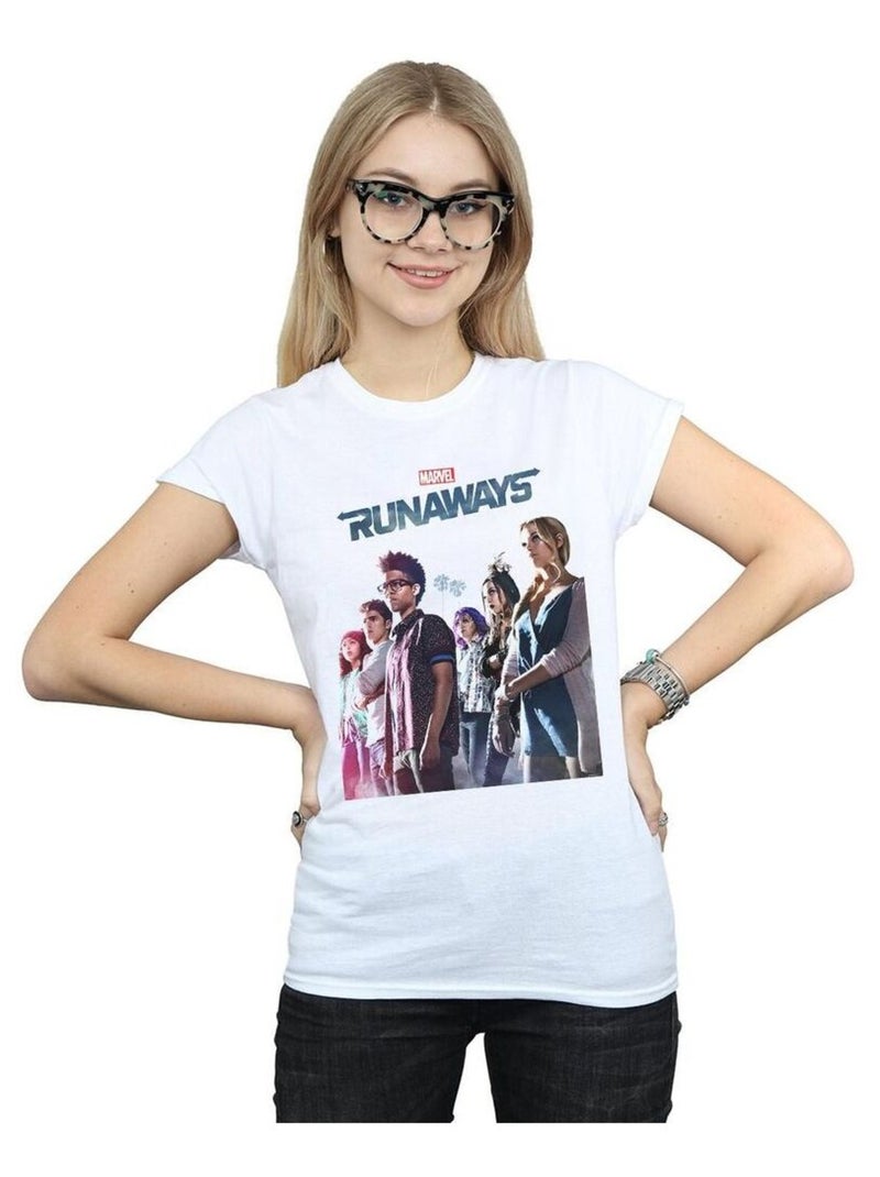 Marvel - T-shirt RUNAWAYS Blanc - Kiabi