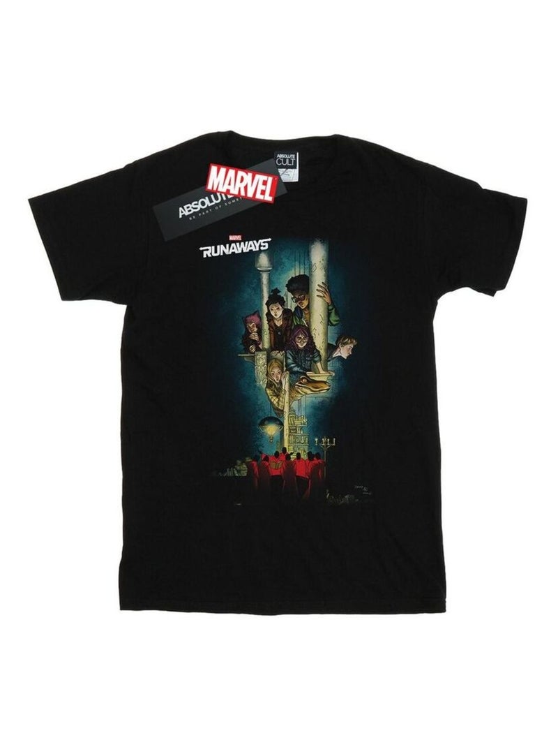 Marvel - T-shirt RUNAWAYS Noir - Kiabi