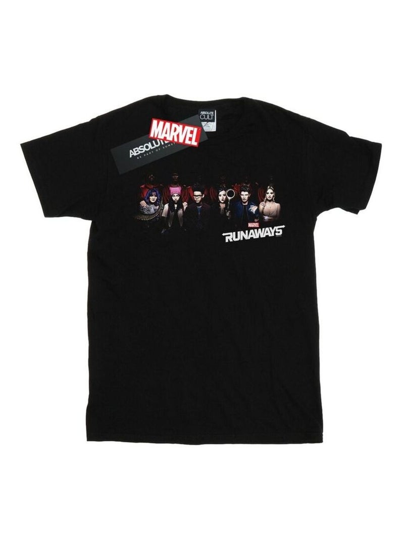 Marvel - T-shirt RUNAWAYS Noir - Kiabi