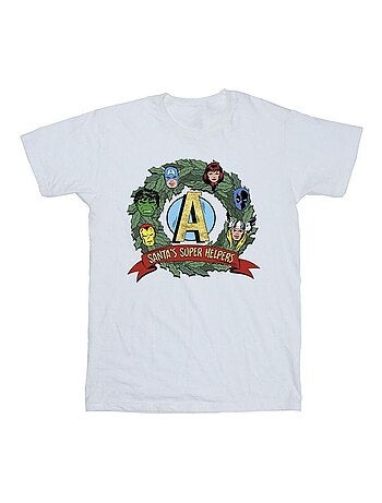 Marvel - T-shirt SANTA'S SUPER HELPERS