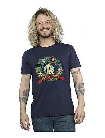 Marvel - T-shirt SANTA'S SUPER HELPERS