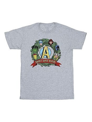 Marvel - T-shirt SANTA'S SUPER HELPERS