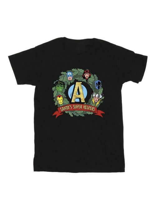 Marvel - T-shirt SANTA'S SUPER HELPERS - Kiabi