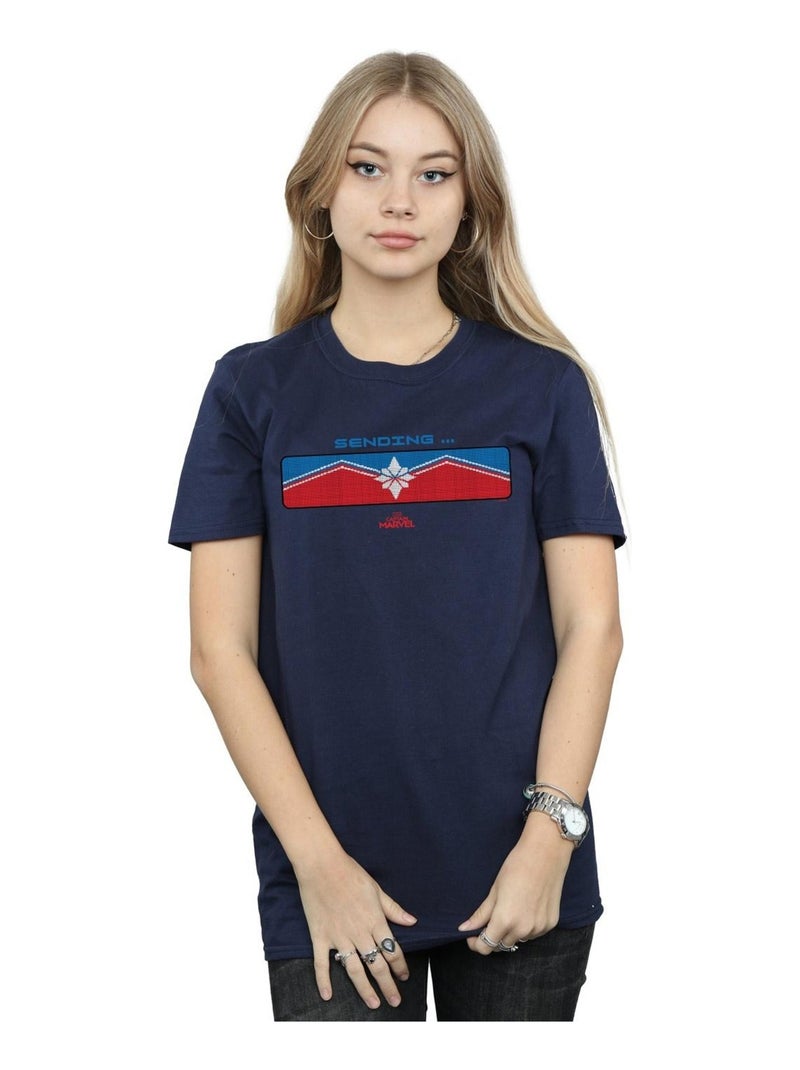 Marvel - T-shirt SENDING Bleu marine - Kiabi