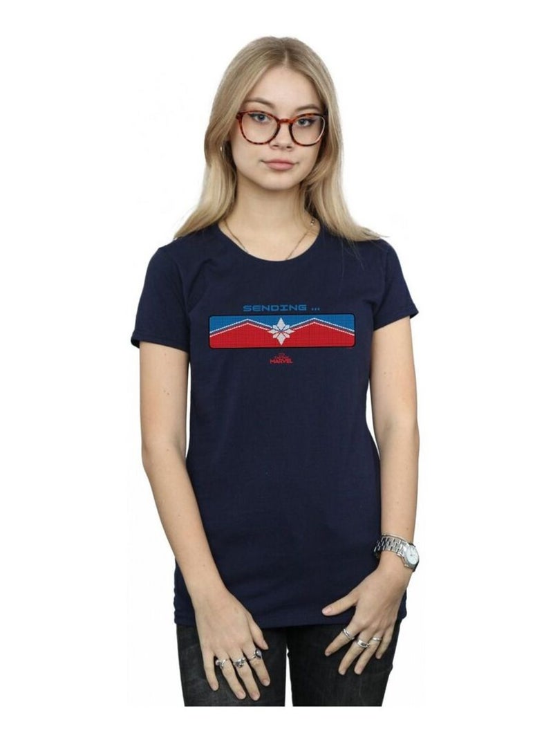 Marvel - T-shirt SENDING Bleu marine - Kiabi