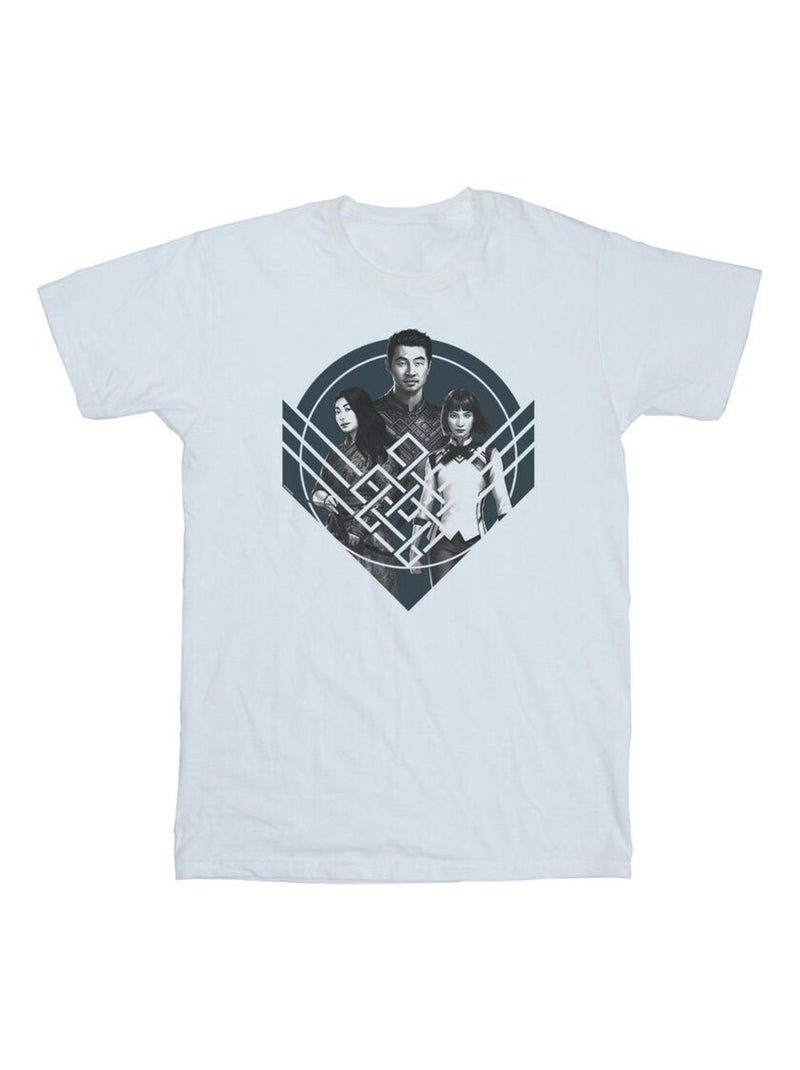 Marvel - T-shirt SHANG-CHI AND THE LEGEND OF THE TEN RINGS Blanc - Kiabi