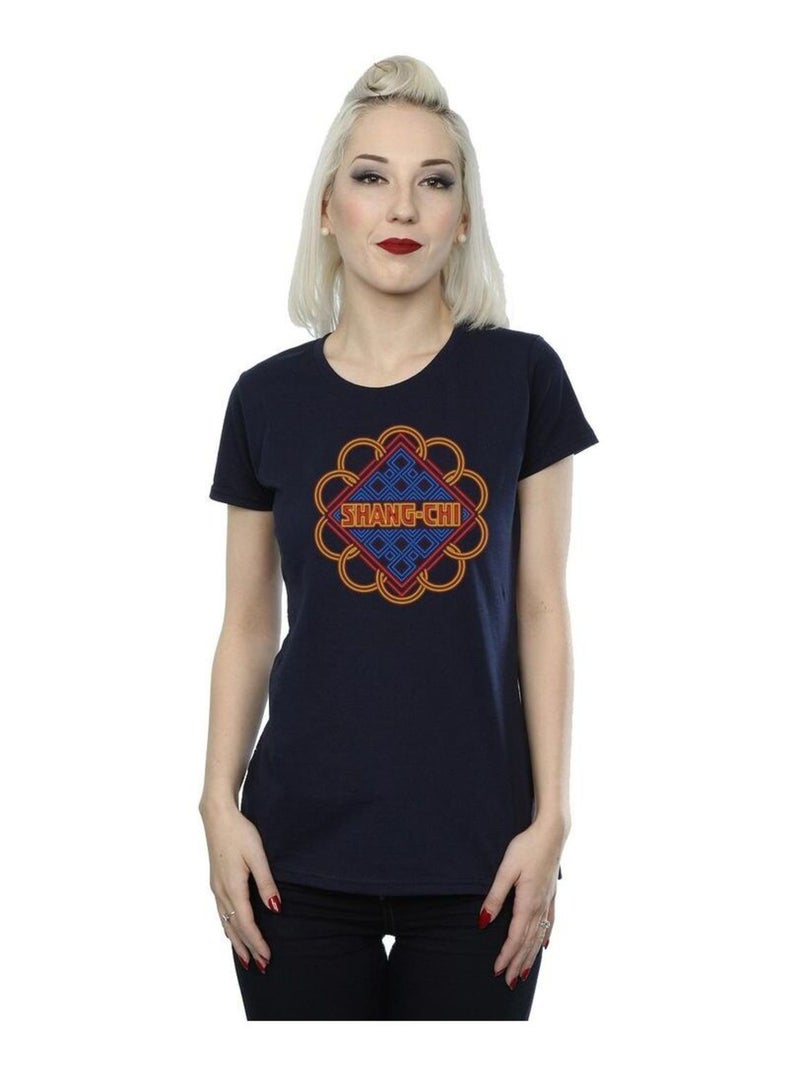 Marvel - T-shirt SHANG-CHI AND THE LEGEND OF THE TEN RINGS Bleu marine - Kiabi