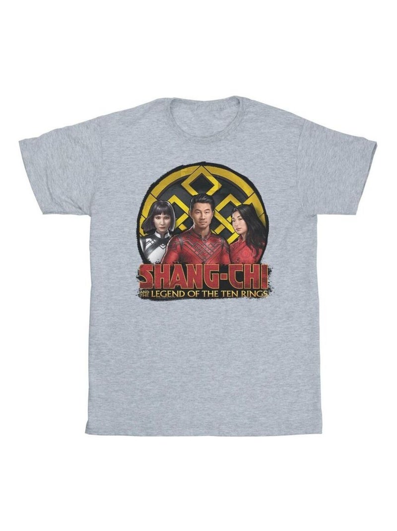 Marvel - T-shirt SHANG-CHI AND THE LEGEND OF THE TEN RINGS Gris chiné - Kiabi