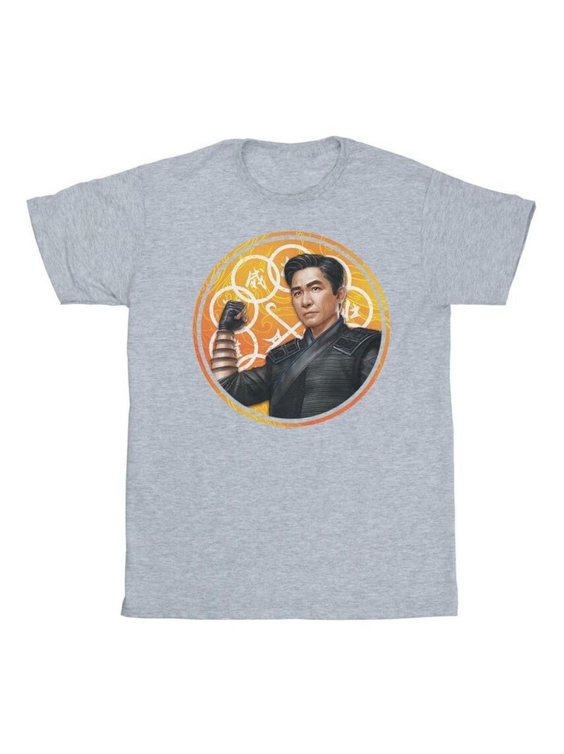 Marvel - T-shirt SHANG-CHI AND THE LEGEND OF THE TEN RINGS Gris chiné - Kiabi