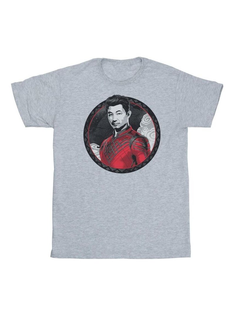 Marvel - T-shirt SHANG-CHI AND THE LEGEND OF THE TEN RINGS Gris chiné - Kiabi