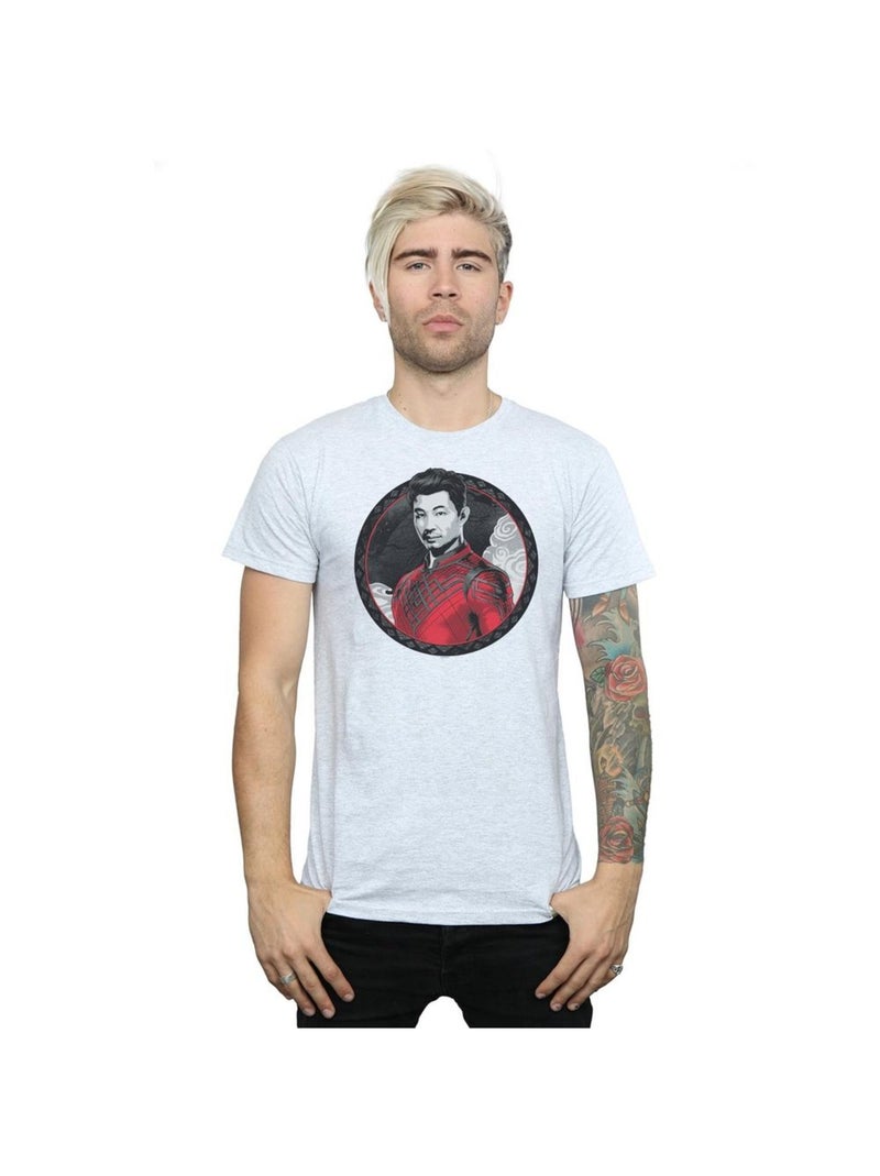 Marvel - T-shirt SHANG-CHI AND THE LEGEND OF THE TEN RINGS Gris chiné - Kiabi