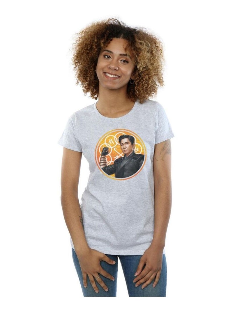 Marvel - T-shirt SHANG-CHI AND THE LEGEND OF THE TEN RINGS Gris chiné - Kiabi