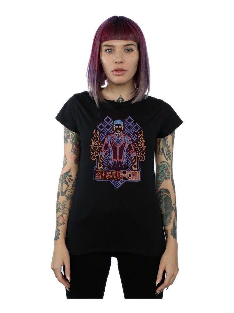 Marvel - T-shirt SHANG-CHI AND THE LEGEND OF THE TEN RINGS Noir - Kiabi