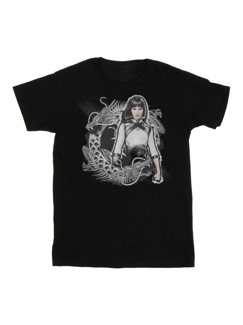Marvel - T-shirt SHANG-CHI AND THE LEGEND OF THE TEN RINGS XIALING DRAGON Noir - Kiabi