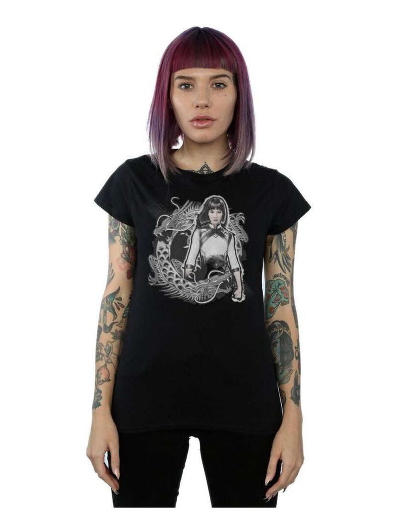 Marvel - T-shirt SHANG-CHI AND THE LEGEND OF THE TEN RINGS XIALING DRAGON Noir - Kiabi