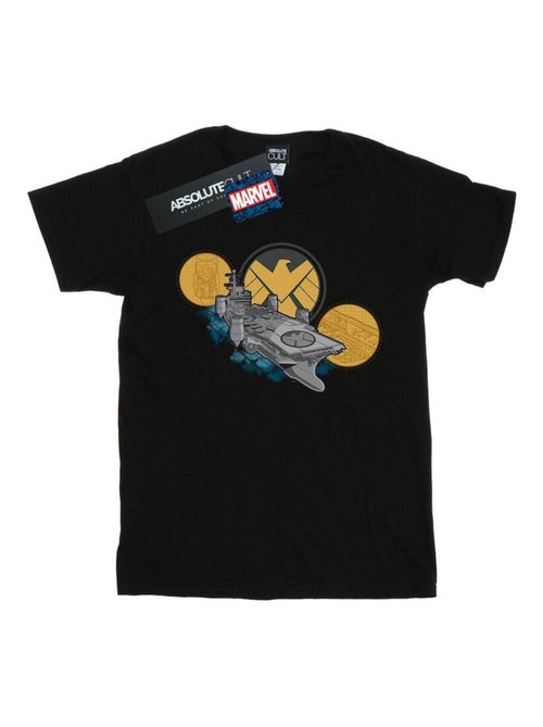 Marvel - T-shirt S.H.I.E.L.D. HELLICARRIER - Kiabi Marvel - T-shirt S.H.I.E.L.D. HELLICARRIER - Kiabi