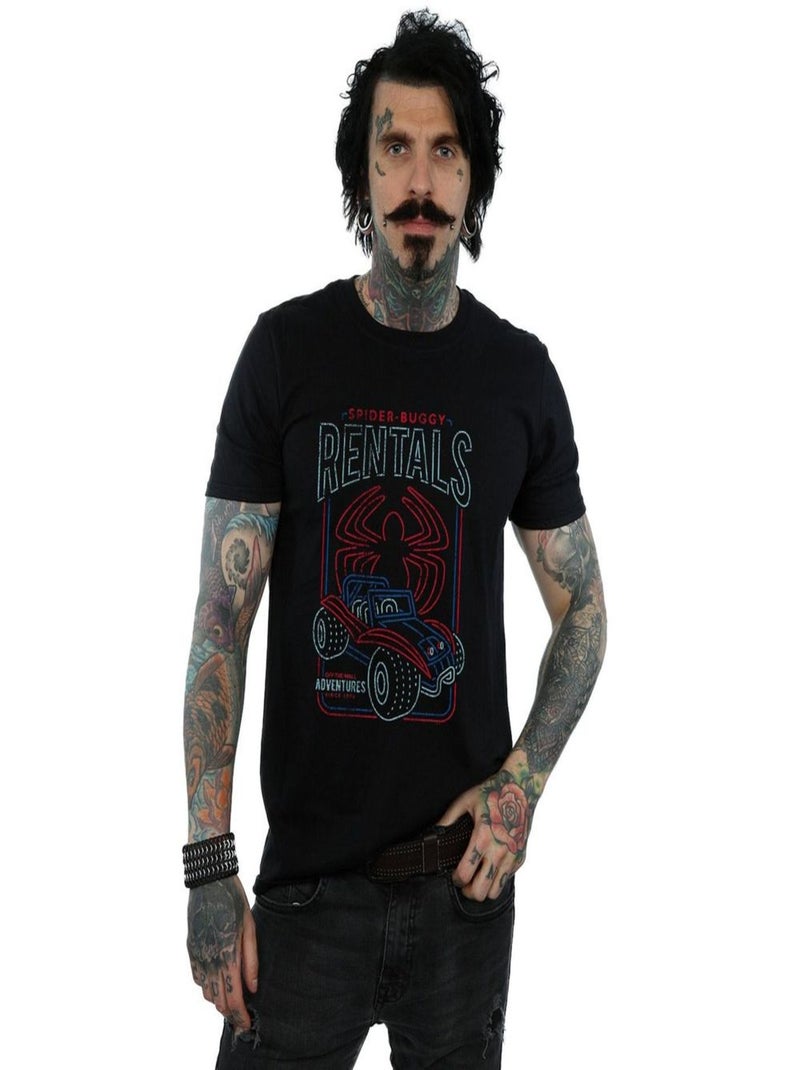 Marvel - T-shirt SPIDER-BUGGY RENTALS Noir - Kiabi
