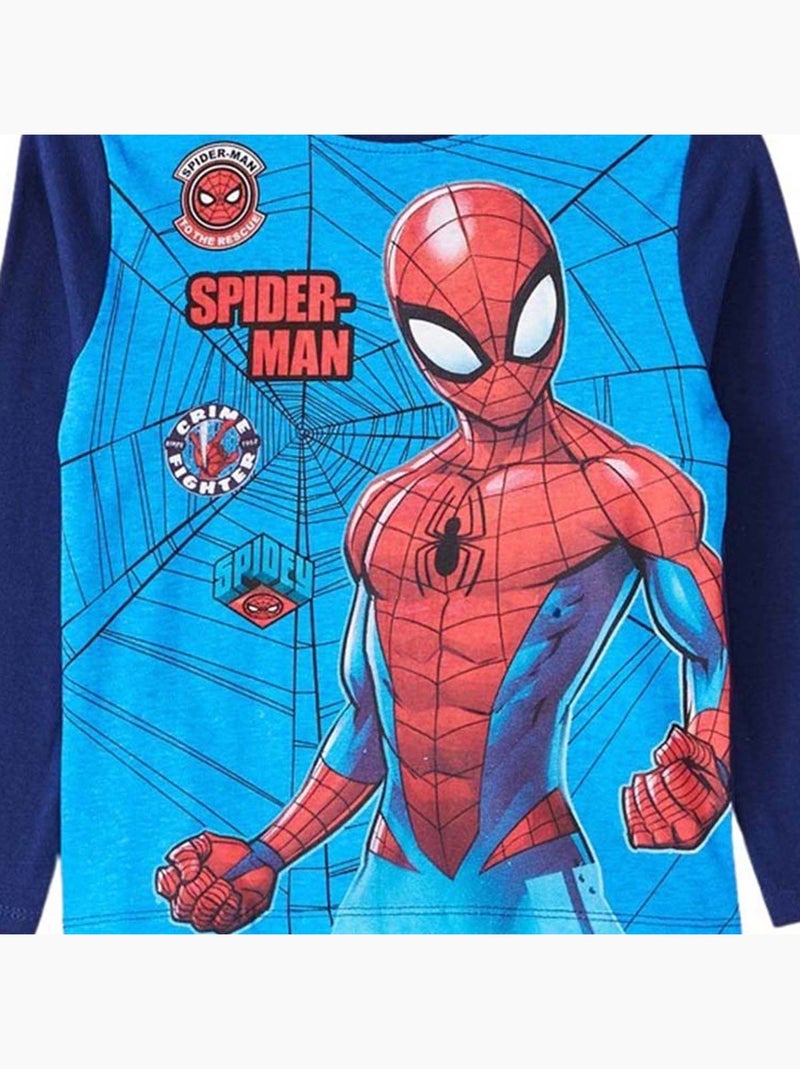 Marvel - T-shirt Spiderman Bleu marine - Kiabi