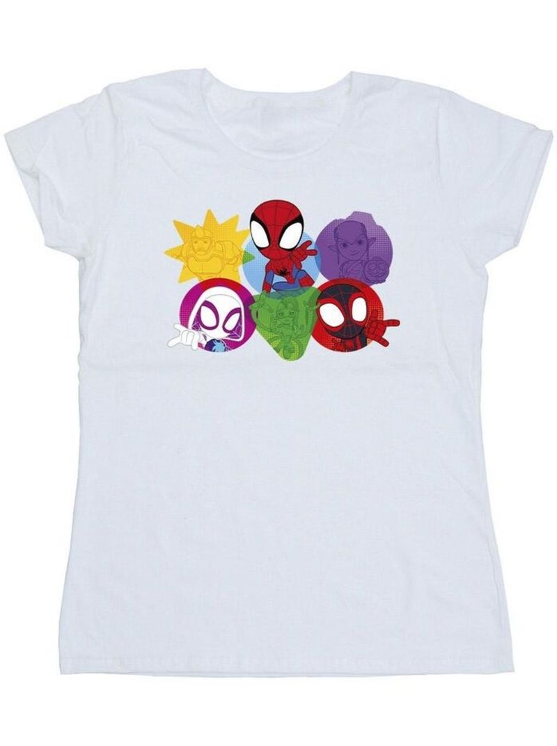 Marvel - T-shirt SPIDEY AND HIS AMAZING FRIENDS Blanc - Kiabi