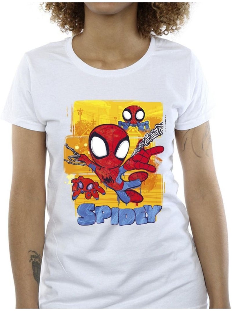 Marvel - T-shirt Spidey et ses amis extraordinaires Blanc - Kiabi