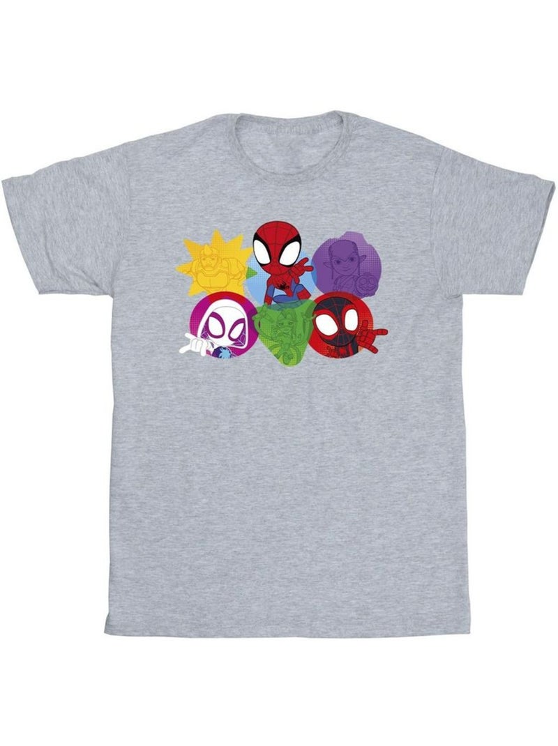 Marvel - T-shirt Spidey et ses amis extraordinaires Gris chin? - Kiabi
