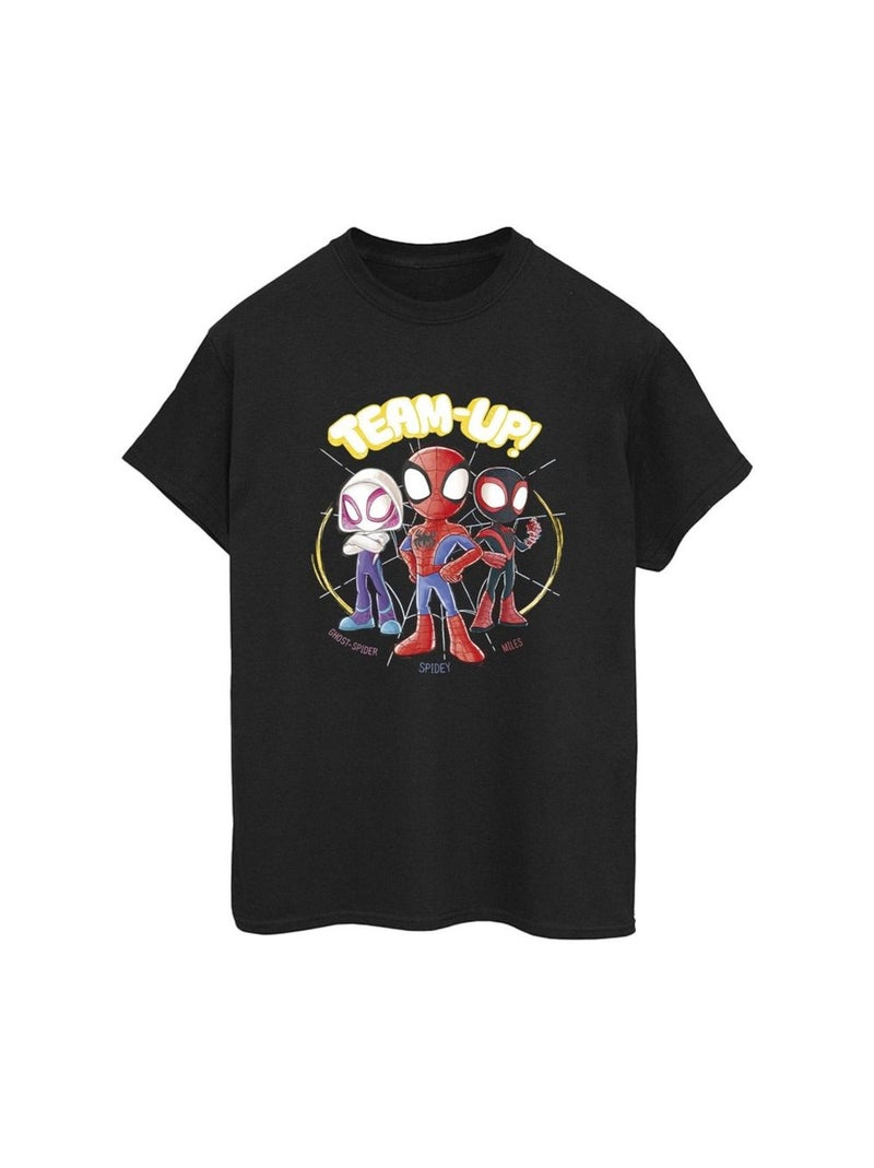 Marvel - T-shirt Spidey et ses amis extraordinaires Noir - Kiabi