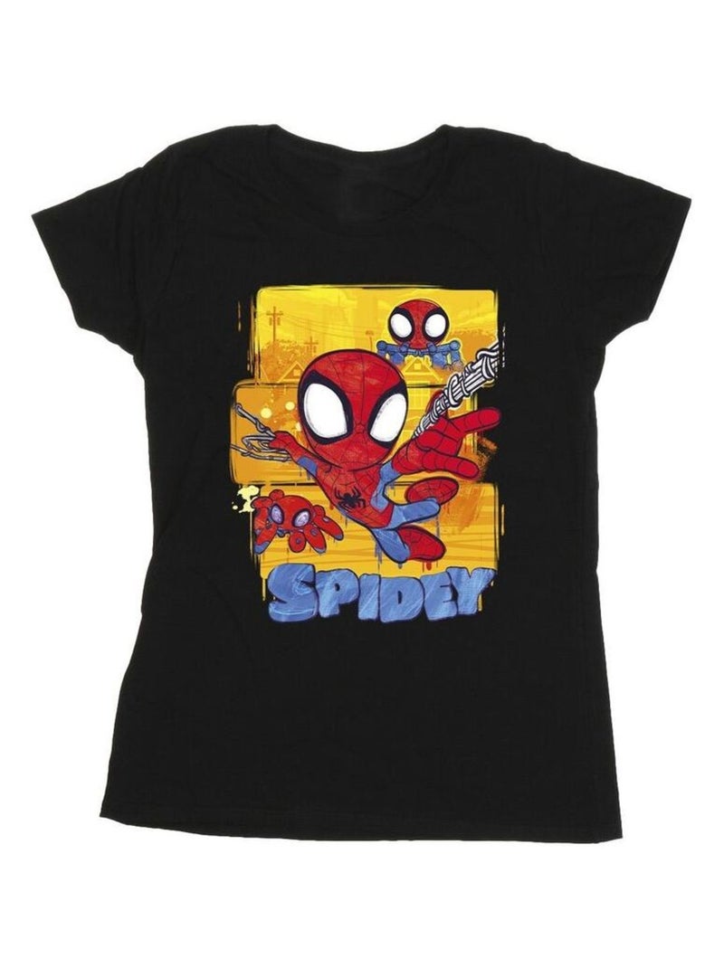 Marvel - T-shirt Spidey et ses amis extraordinaires Noir - Kiabi