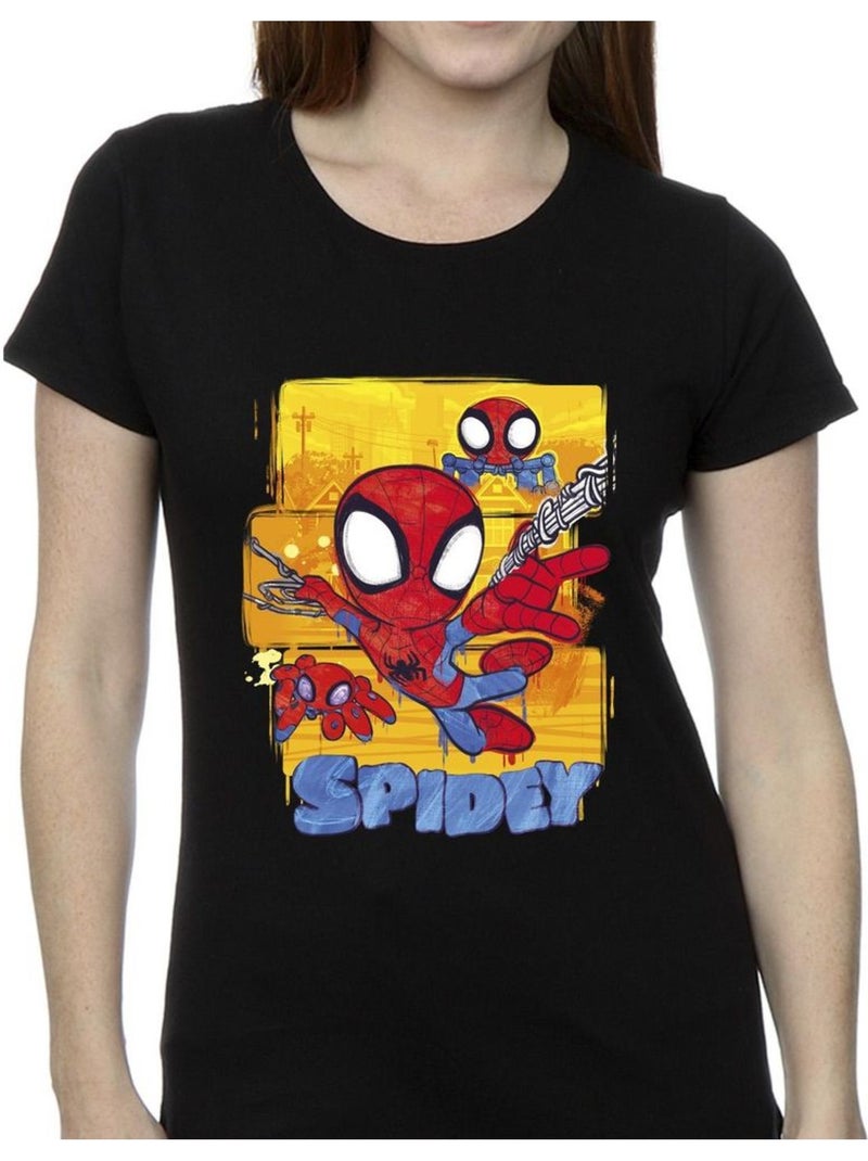 Marvel - T-shirt Spidey et ses amis extraordinaires Noir - Kiabi
