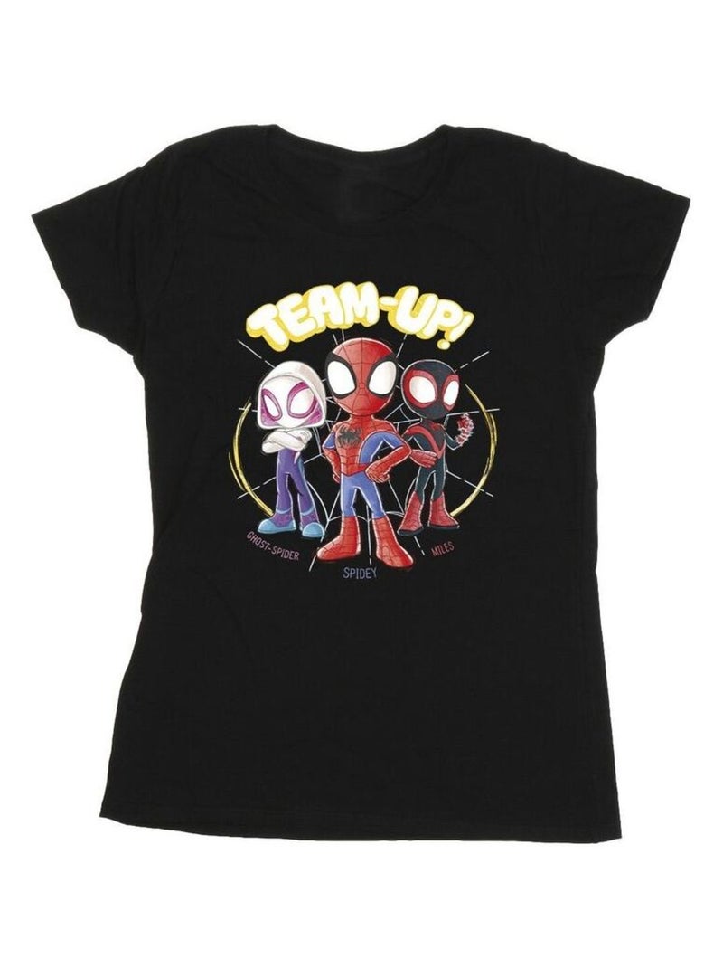Marvel - T-shirt Spidey et ses amis extraordinaires Noir - Kiabi