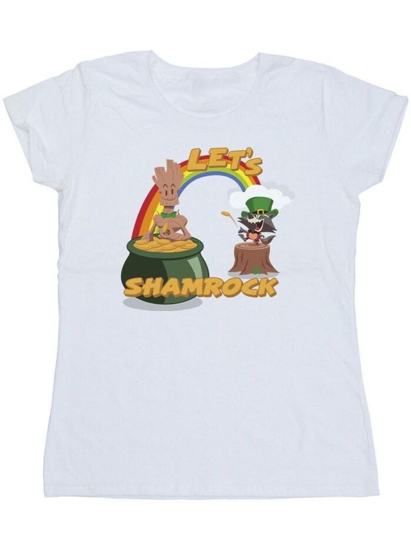 Marvel - T-shirt ST PATRICK'S DAY Blanc - Kiabi