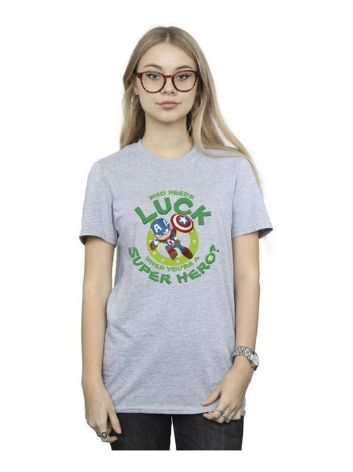 Marvel - T-shirt ST PATRICK'S DAY LUCK - Kiabi