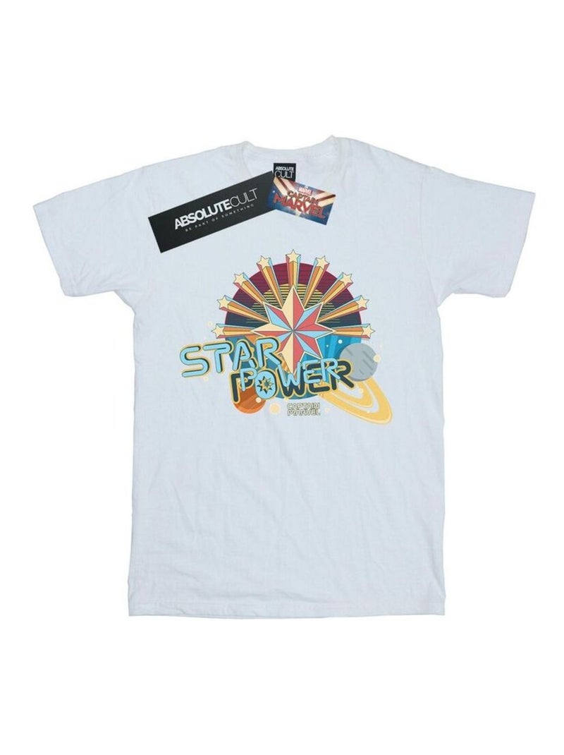Marvel - T-shirt STAR POWER Blanc - Kiabi