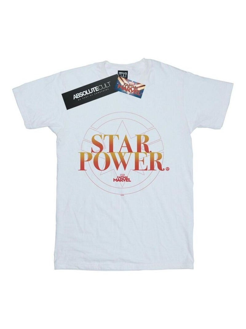 Marvel - T-shirt STAR POWER Blanc - Kiabi