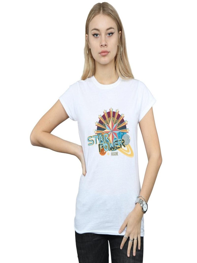 Marvel - T-shirt STAR POWER Blanc - Kiabi