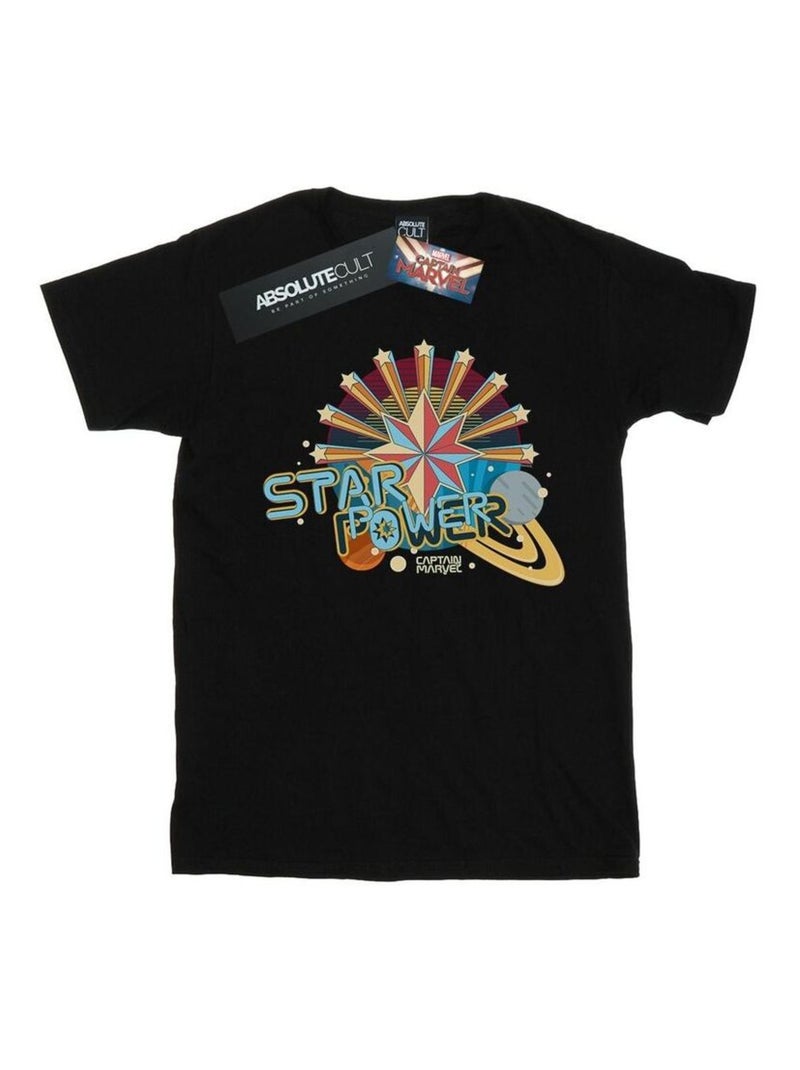 Marvel - T-shirt STAR POWER Noir - Kiabi