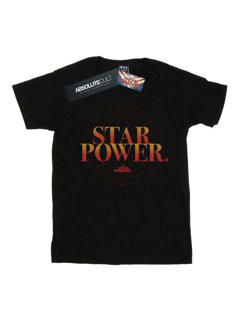 Marvel - T-shirt STAR POWER Noir - Kiabi