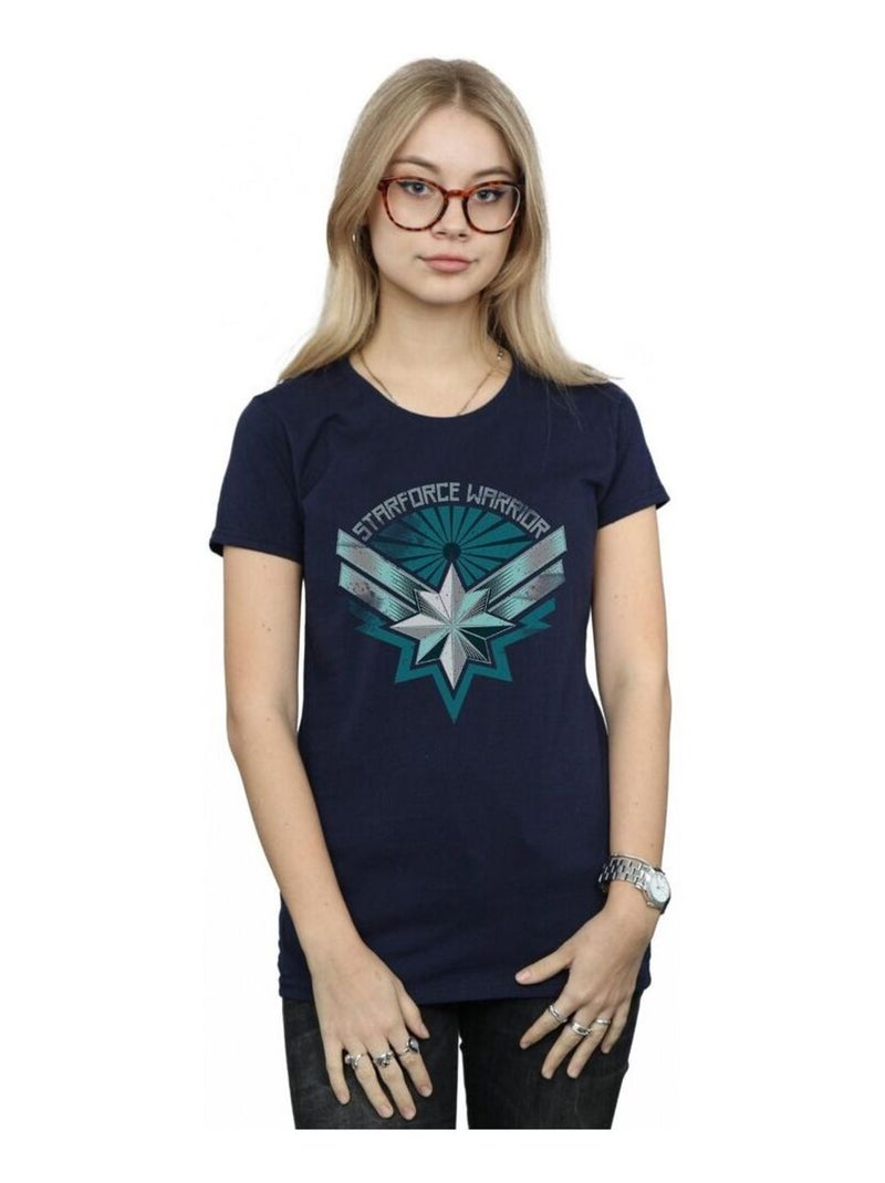 Marvel - T-shirt STARFORCE WARRIOR Bleu marine - Kiabi