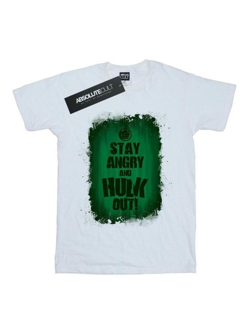 Marvel - T-shirt STAY ANGRY - Kiabi