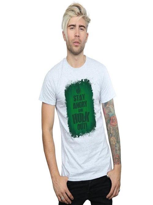 Marvel - T-shirt STAY ANGRY - Kiabi Marvel - T-shirt STAY ANGRY - Kiabi