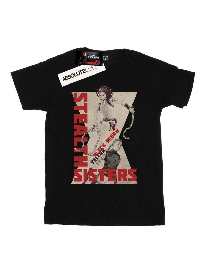 Marvel - T-shirt STEALTH SISTERS Noir - Kiabi