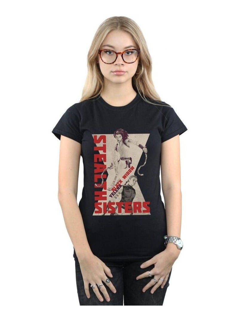 Marvel - T-shirt STEALTH SISTERS Noir - Kiabi