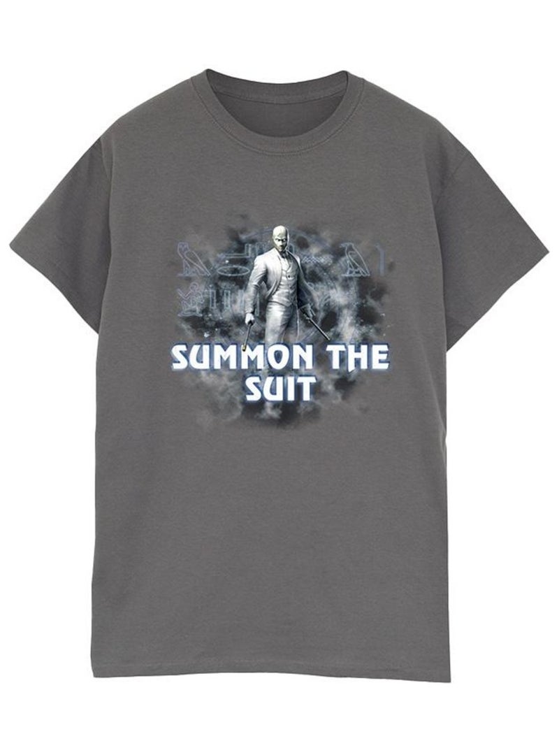 Marvel - T-shirt SUMMON THE SUIT Gris Noir - Kiabi