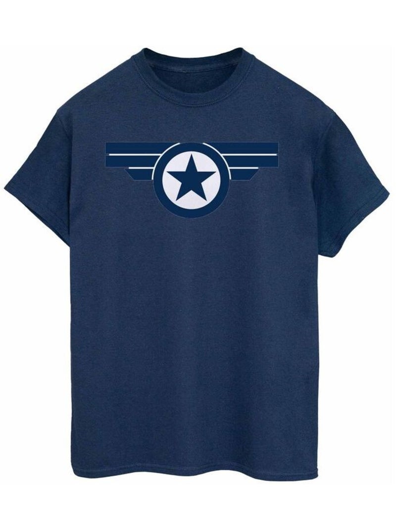 Marvel - T-shirt SUPER SOLDIER Bleu marine - Kiabi