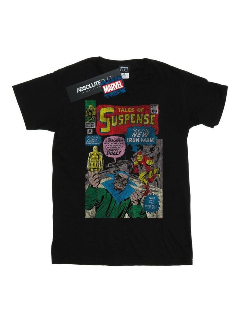 Marvel - T-shirt SUSPENSE Noir - Kiabi