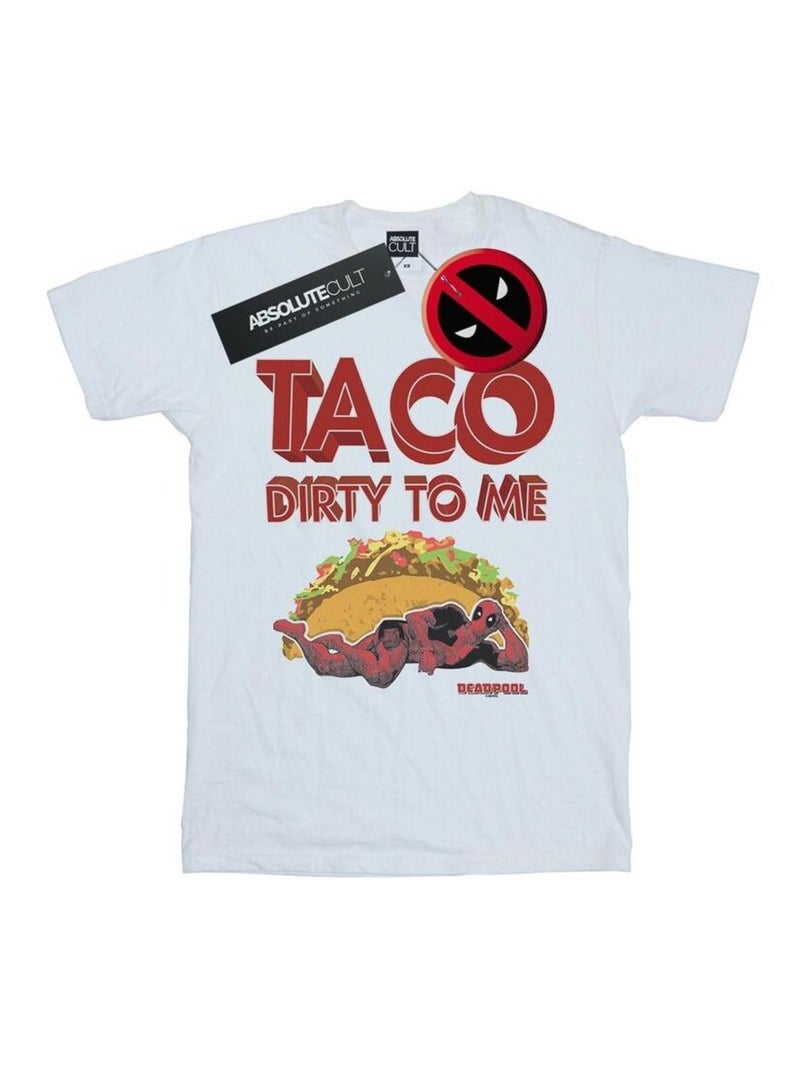 Marvel - T-shirt TACO DIRTY TO ME Blanc - Kiabi