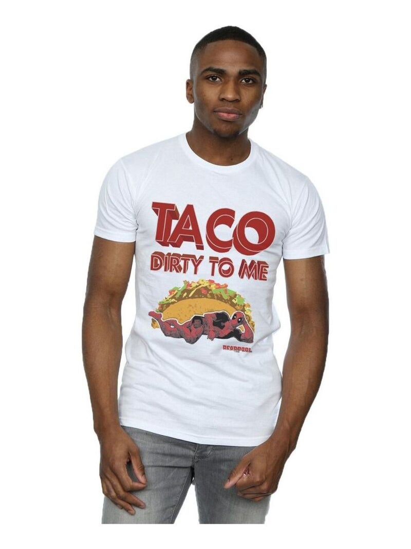 Marvel - T-shirt TACO DIRTY TO ME Blanc - Kiabi