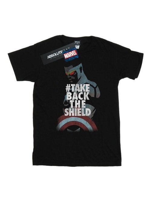 Marvel - T-shirt TAKE BACK THE SHIELD - Kiabi Marvel - T-shirt TAKE BACK THE SHIELD - Kiabi